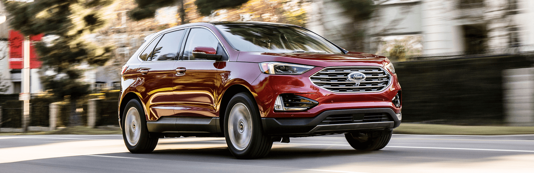 Ford Edge cruising through town