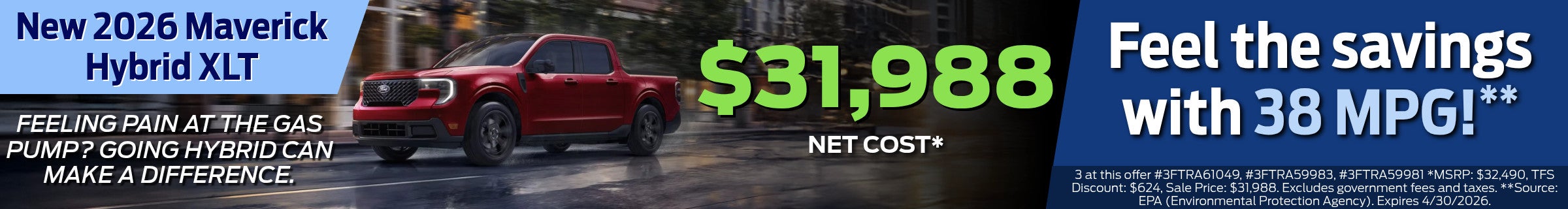 2026 Maverick Banner Desktop