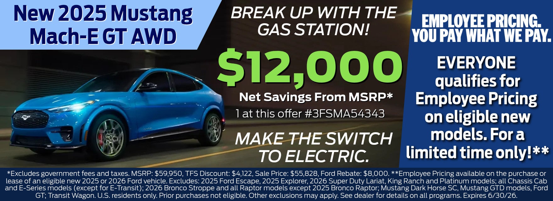 Mustang Mach-E Special Offers