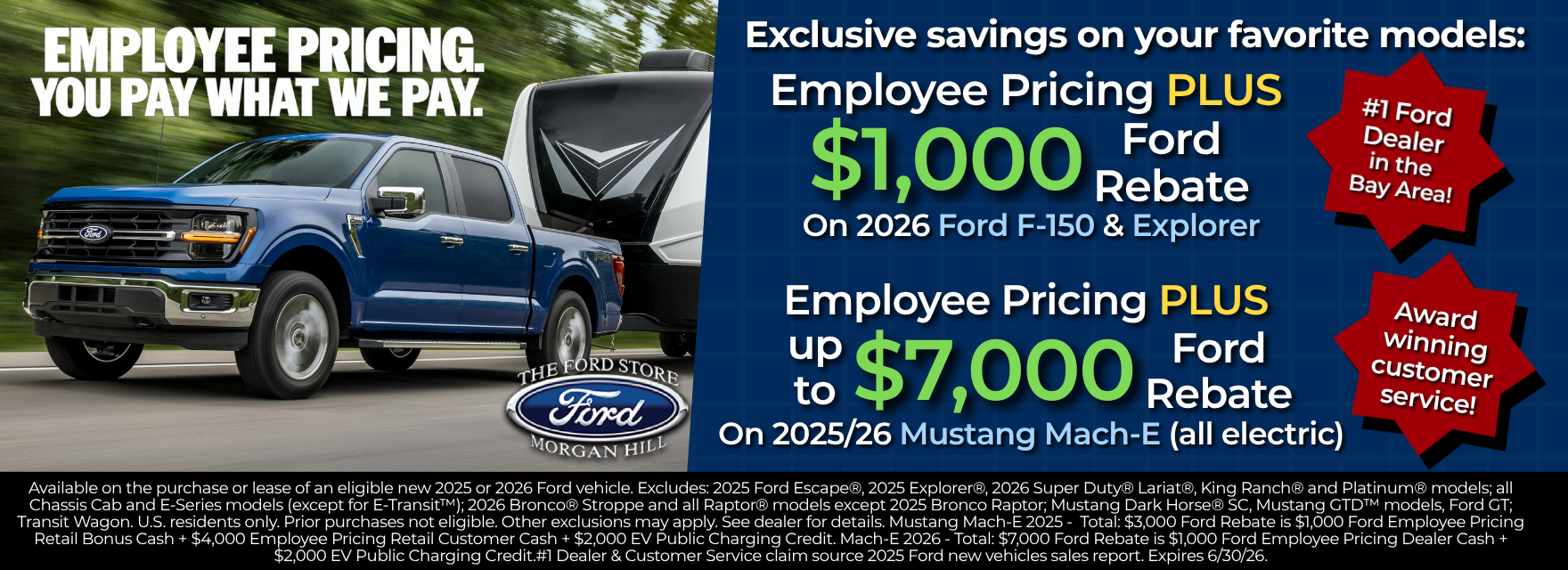 New Vehicle Specials