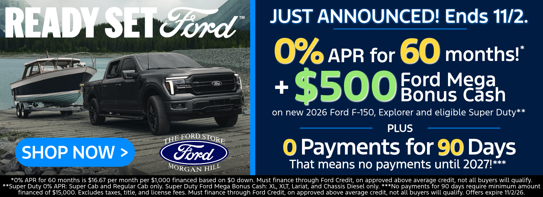 New Vehicle Specials