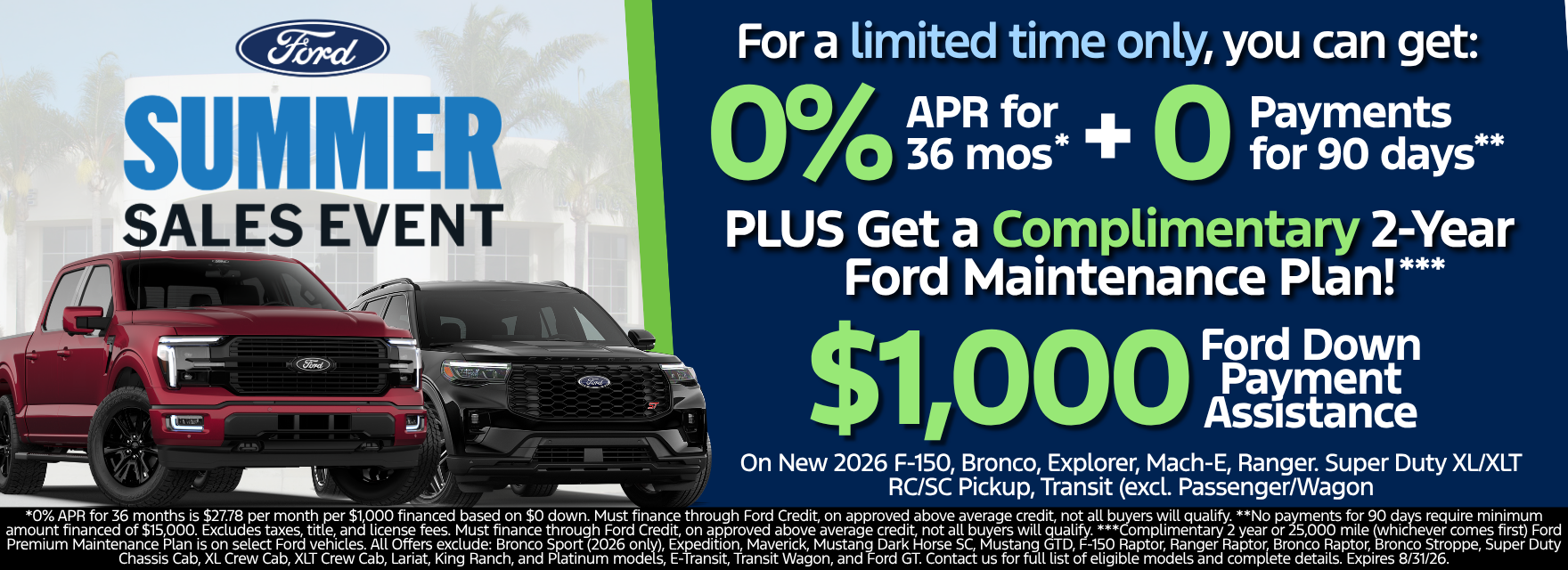 Click for our New Vehicle Specials!