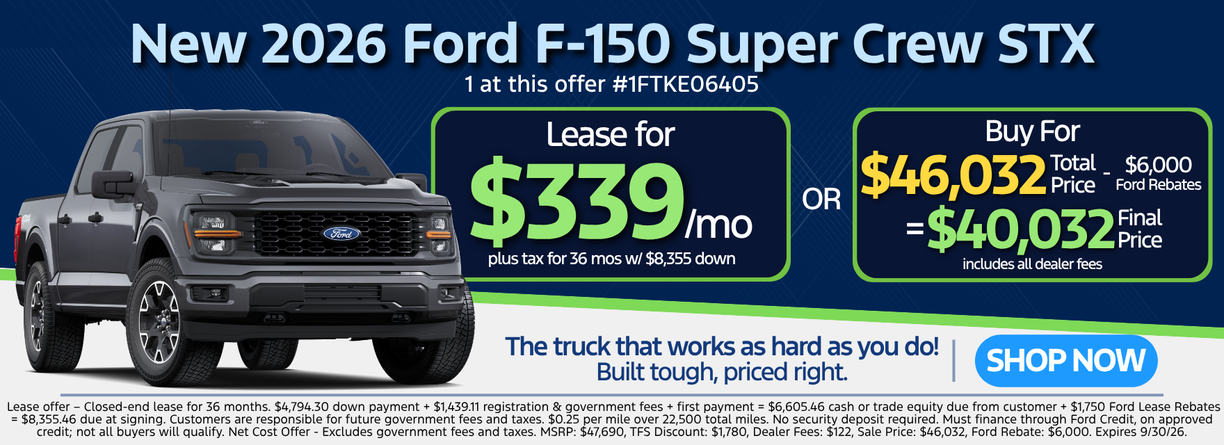 New Vehicle Specials