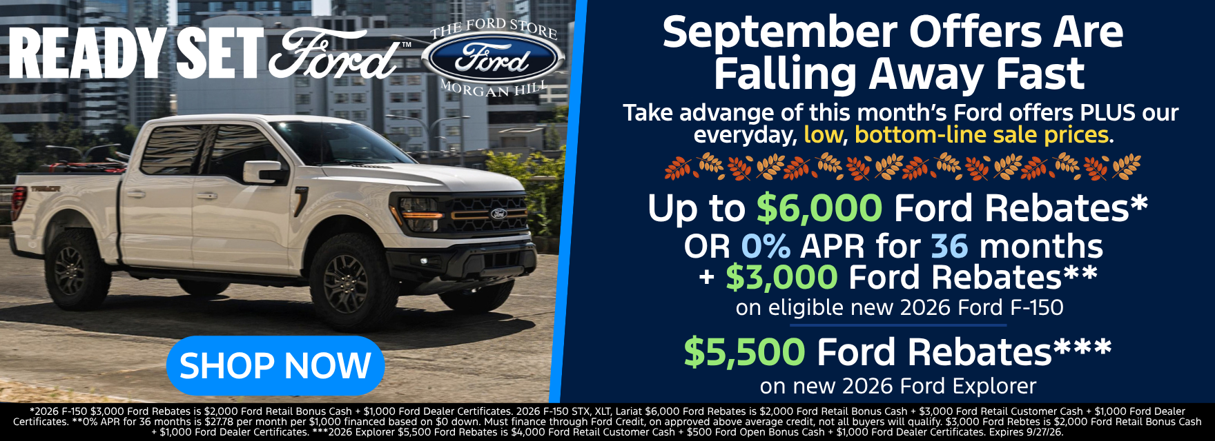 New Vehicle Specials