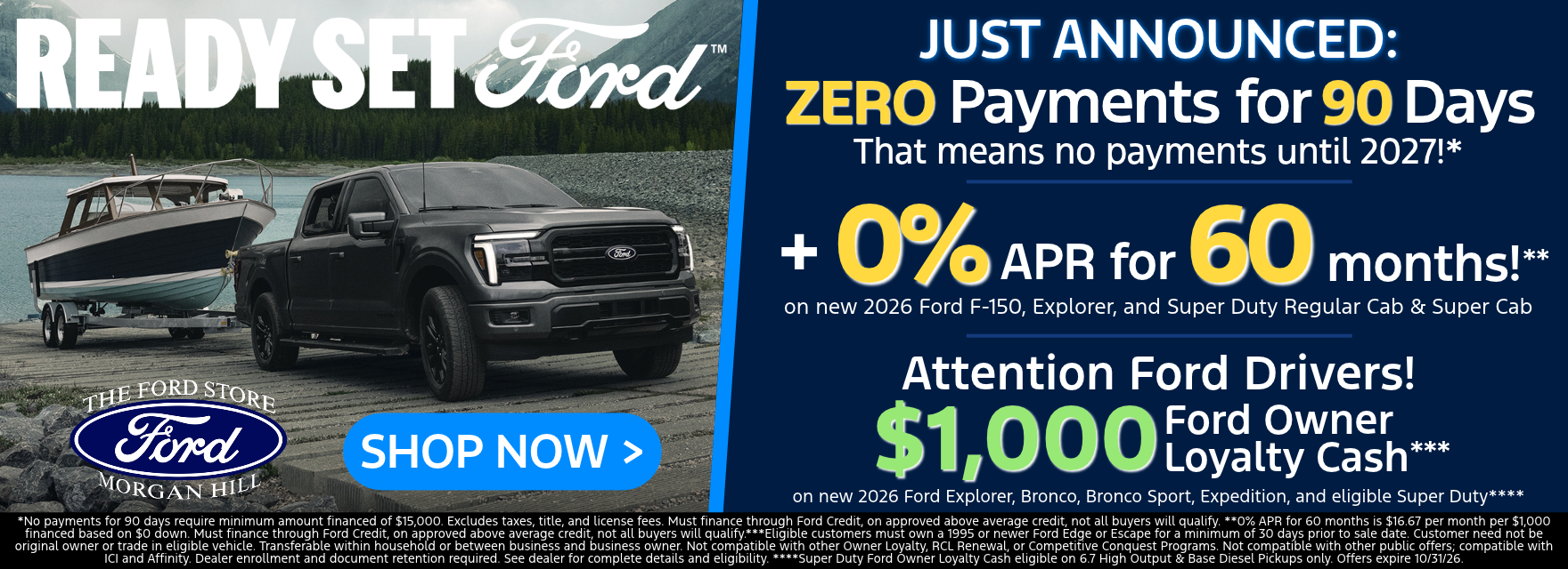 New Vehicle Specials
