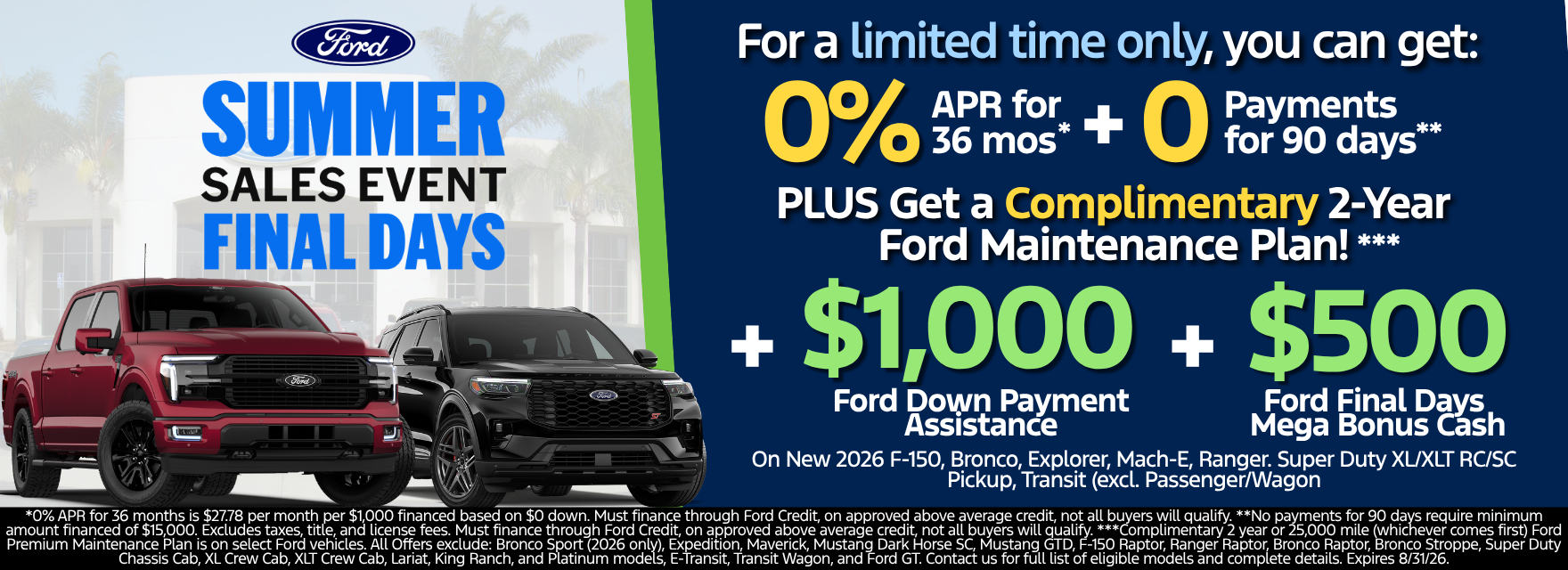 Click for New Vehicle Specials!