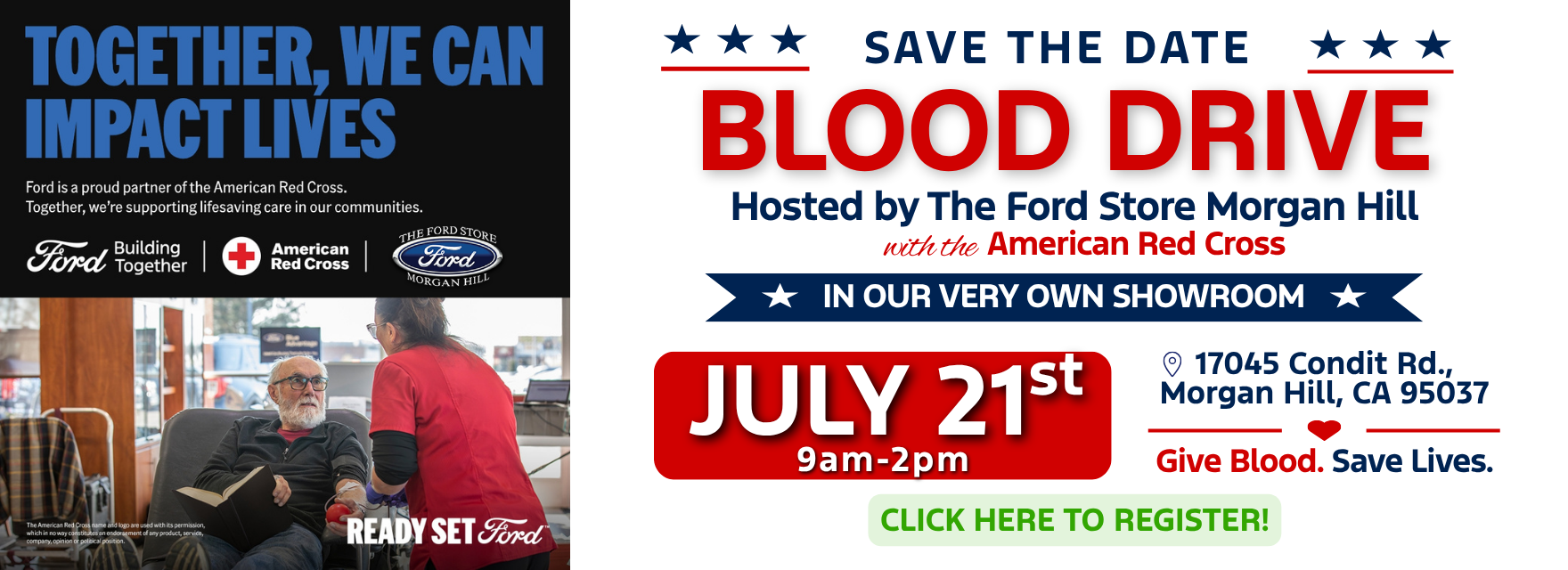 Make an appointment to donate!