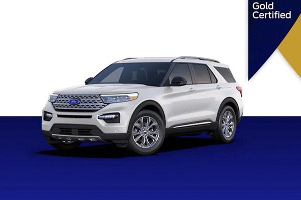 Ford Blue Advantage logo with 2018 Ford Fusion on a blue geometric background