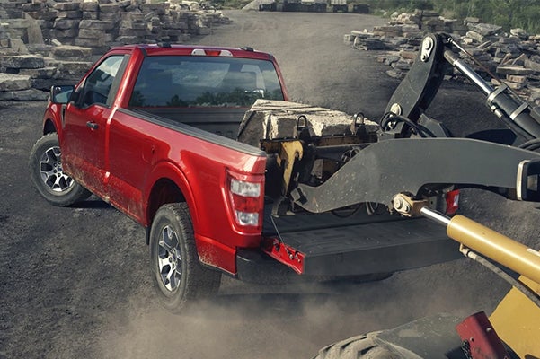 2021 Ford F-150 on the worksite