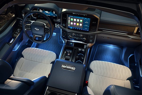 2021 Ford F-150 interior lighting