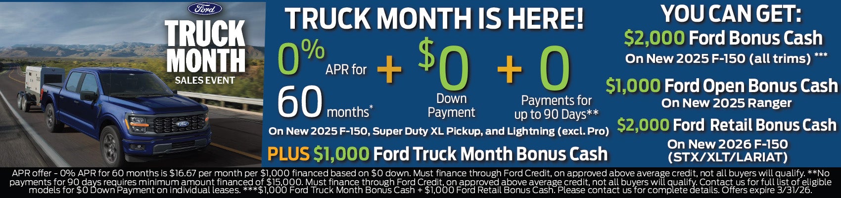 Truck Month