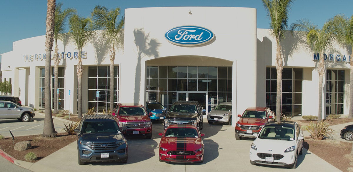 Front of The Ford Store Morgan Hill Dealership